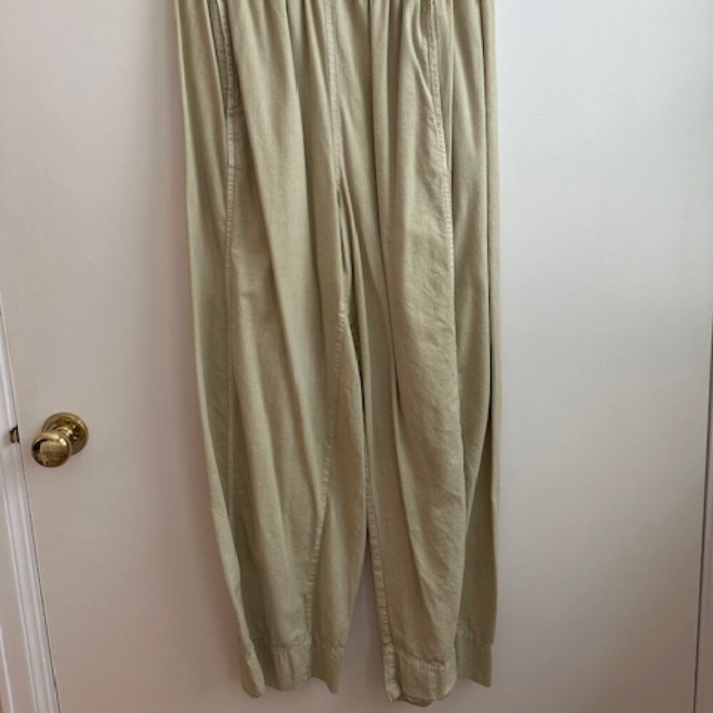 Free People Preppy Poplin Pants Small Tan